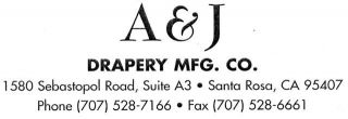 fabric product manufacturer santa rosa A & J Drapery Manufacturing Co.