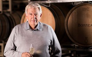 John Bambury and his Bonneau wine collection