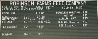 cattle farm stockton Robinson Farms Feed Co
