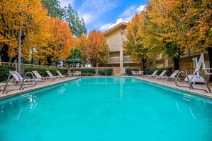 Pool at the La Quinta Inn by Wyndham Stockton in Stockton, California