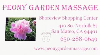 spa garden sunnyvale Peony Garden Massage