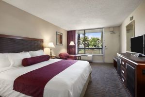 Guest room at the Ramada by Wyndham Sunnyvale/Silicon Valley in Sunnyvale, California