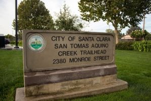 hiking area sunnyvale San Tomas Aquino Creek Trailhead