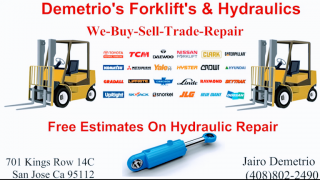 hydraulic repair service sunnyvale Demetrio's forklift's & Hydraulics