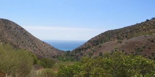 Enjoy the views of the Pacific Ocean from Solstice Canyon.