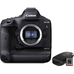 Canon - EOS-1D X Mark III DSLR Camera with CFexpress Card and Reader Bundle