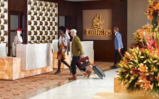 travel lounge torrance Emirates Lounge LAX