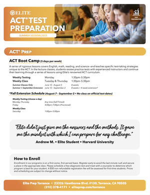 ACT Test Prep (PDF)