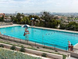 acrobatic diving pool torrance Olguin Pool
