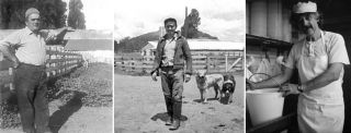 Left photo - Our Grandfather, Fredonlino Lafranchi
