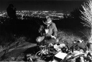 Where it all began: FRB Founder Stephen Dunifer Broadcasting From The Berkeley Hills - Summer1993