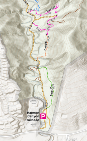 hiking area ventura Harmon Canyon Preserve