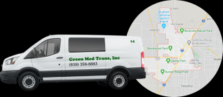 handicapped transportation service victorville Green Med Trans Inc