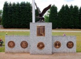 Graceland East Memorial Park Veterans Monument