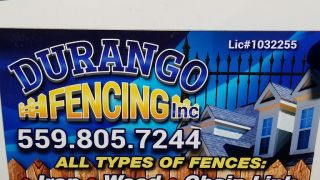 fence contractor visalia Durango Fencing Inc
